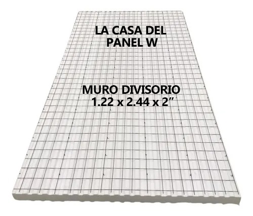 Panel W - Para Muro divisorio  X  m X 2